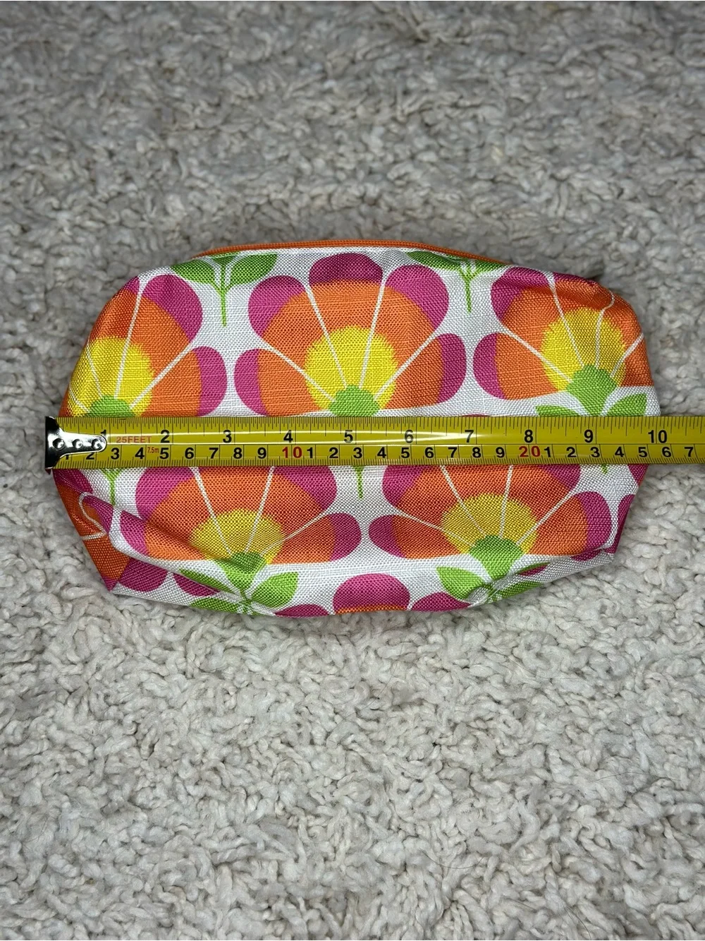 Clinique Floral Print Cosmetic Pouch